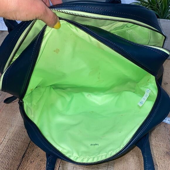 Lululemon Athletica Blue neon green two compartment zip-up duffle bag - Picture 8 of 12
